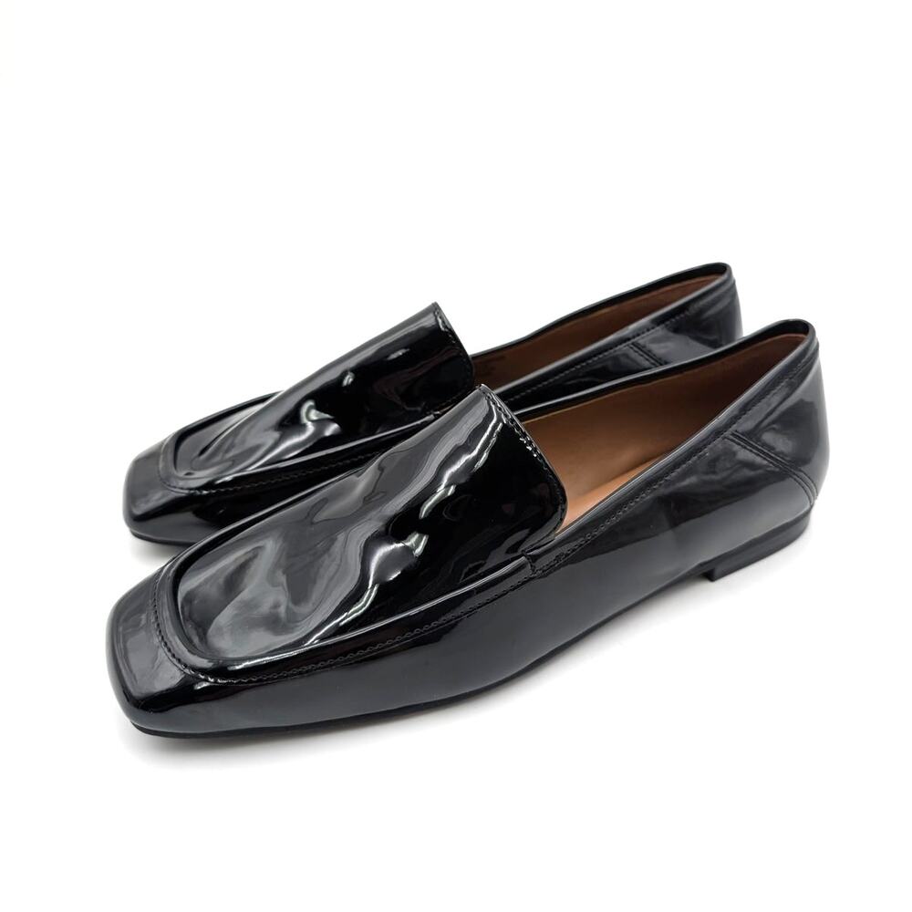 Nordstrom Rack Franny Loafer Shoes Women's Black Patent Size US5.5M EU35.5